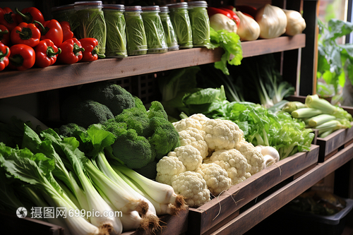 新鮮的蔬菜