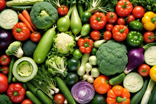 有機蔬菜花菜高清圖 果蔬圖片素材